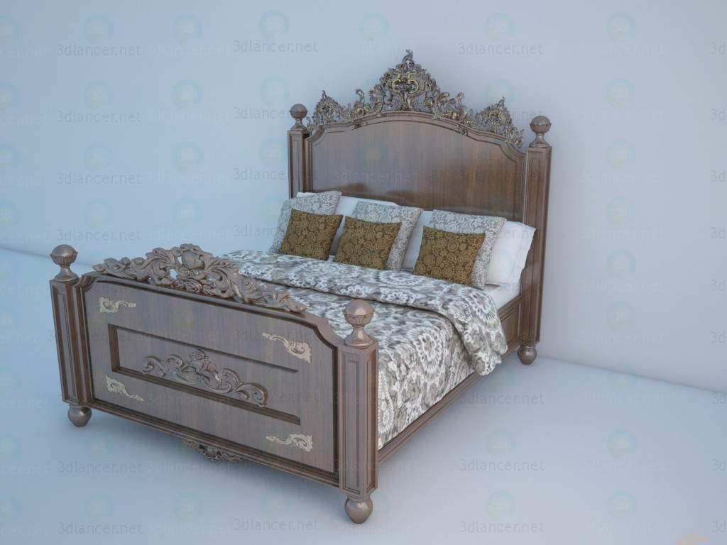 Modelo 3d Cama - preview