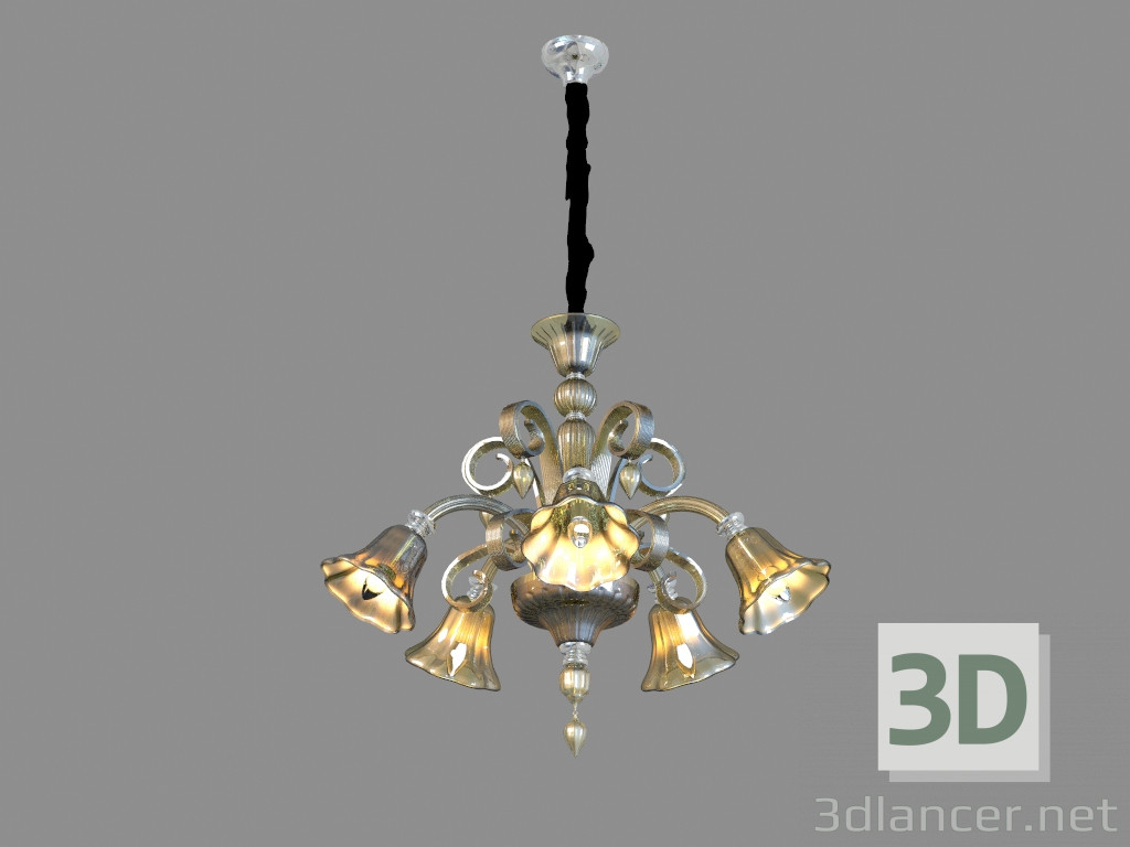 3d model Chandelier A8070LM-5CC - preview