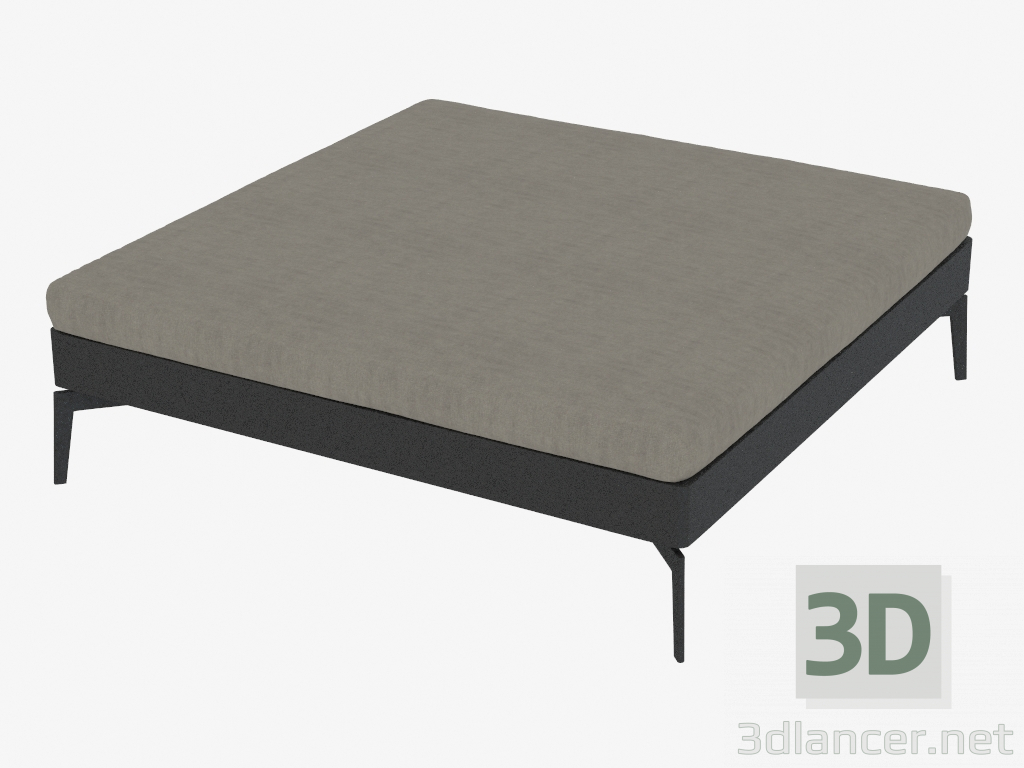 3D Modell Poof (111x111) - Vorschau