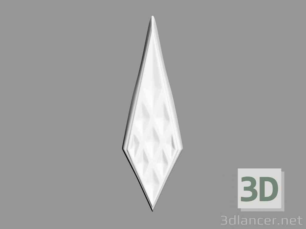 Modelo 3d Decoração de parede (F4) - preview