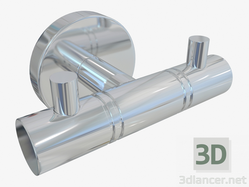 modello 3D Appendino CANYON 2 ganci (L 85) - anteprima