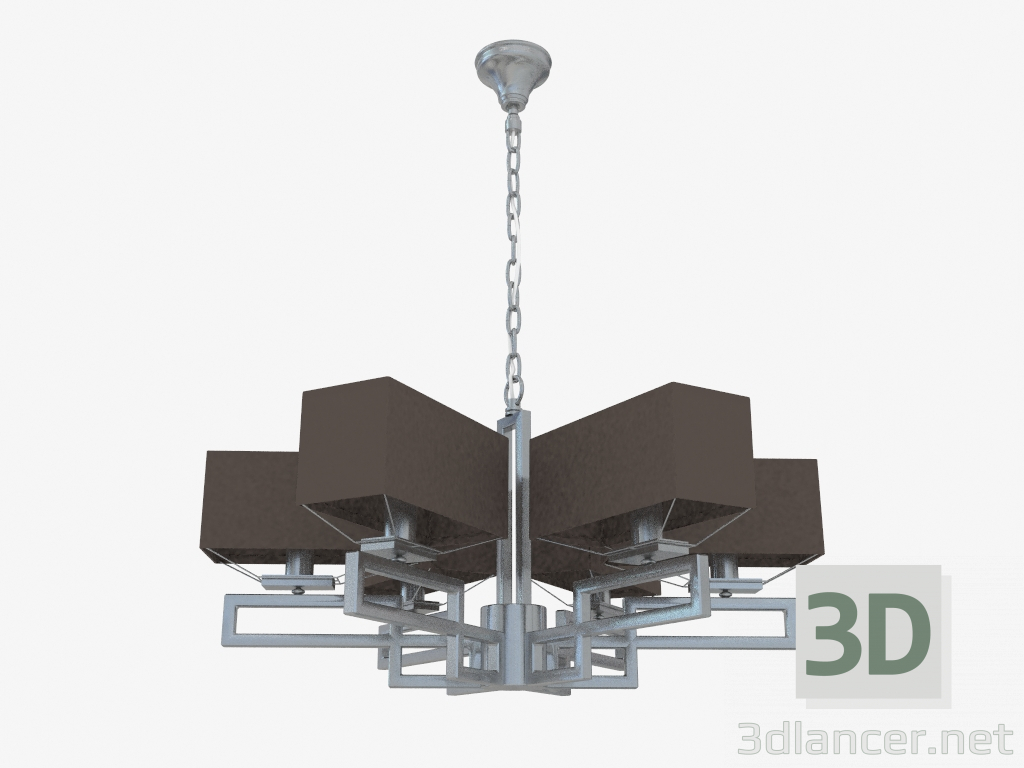 3d модель Люстра MEGAPOLIS (MOD906-06-N) – превью