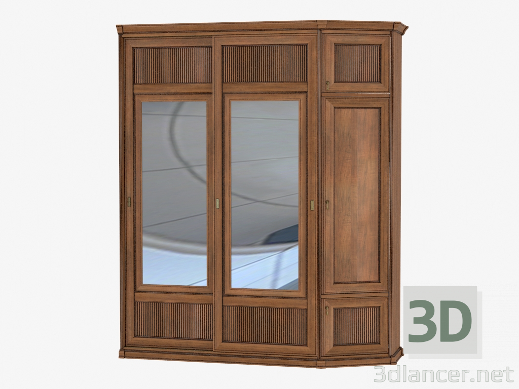 3d model Guardarropa angular para el pasillo (sh 83) - vista previa