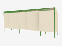 Dosel para 5 contenedores MSW (9018)