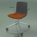 3d model Chair 5913 (on casters, polypropylene, with a cushion in the seat, with armrests) - preview