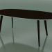 3d model Oval table 3507 (H 74 - 200x110 cm, M02, Wenge, option 2) - preview