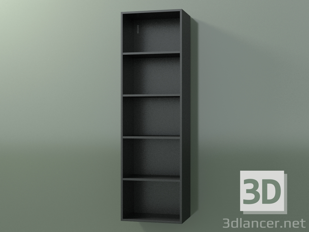 3D Modell Hochschrank (8DUBDC01, Deep Nocturne C38, L 36, P 24, H 120 cm) - Vorschau