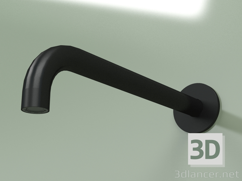 3d model Caño de pared 90 ° Lmax 250mm (BC003, NO) - vista previa