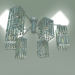 3d model Ceiling chandelier Barra 10100-6 (chrome-clear crystal) - preview