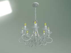 Lustre suspendu Alexandria 60057-8 (blanc avec argent)