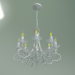 Modelo 3d Candelabro suspenso Alexandria 60057-8 (branco com prata) - preview