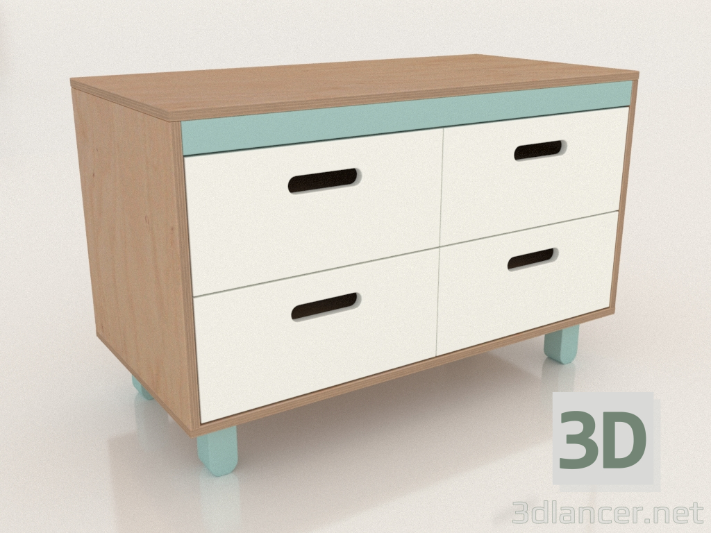 3d model Cajonera TUNE E (DTTEAA) - vista previa