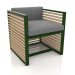 3d model Armchair (Bottle green) - preview