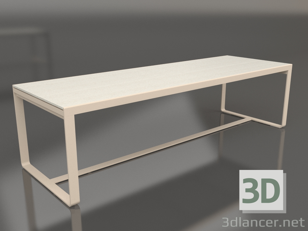 3d model Mesa de comedor 270 (DEKTON Danae, Arena) - vista previa