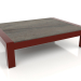 3d model Coffee table (Wine red, DEKTON Radium) - preview