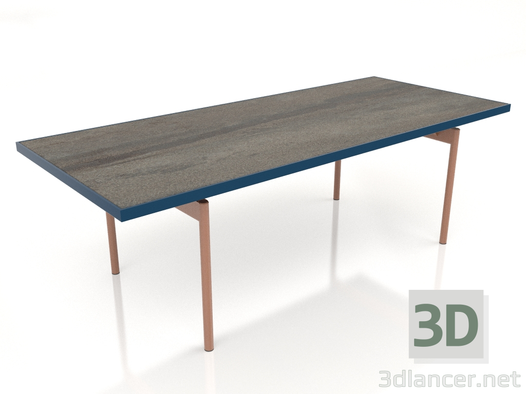 modello 3D Tavolo da pranzo (Grigio blu, DEKTON Radium) - anteprima