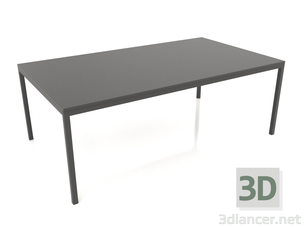 3D modeli Dikdörtgen yemek masası (210x120x75) - önizleme