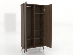 Armario 4 1000x450x2000 mm (abierto, nogal fresno aclarado)