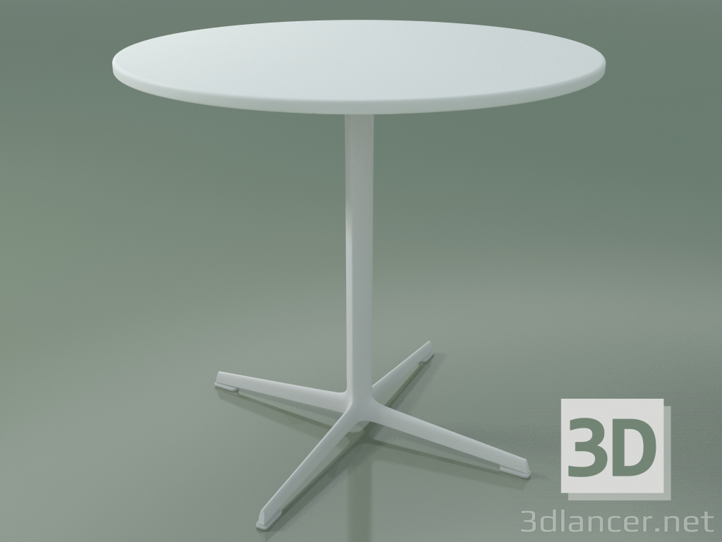 modello 3D Tavolo rotondo 0966 (H 74 - P 80 cm, M02, V12) - anteprima