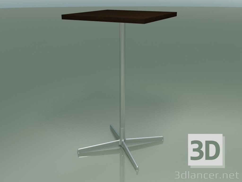 3d model Mesa cuadrada 5568 (H 105.5 - 60x60 cm, Wenge, LU1) - vista previa