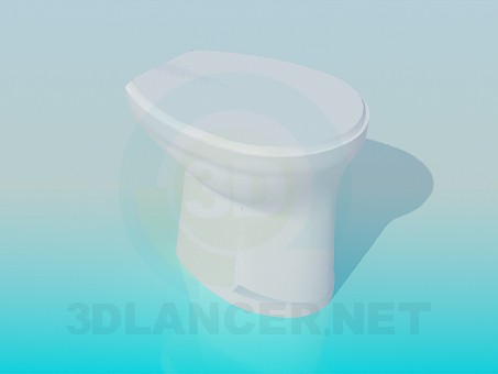 3d model Taza del inodoro - vista previa