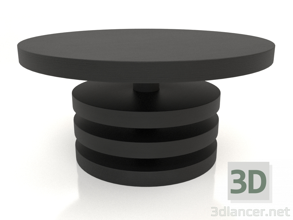 Modelo 3d Mesa de centro JT 04 (D=800x400, madeira preta) - preview