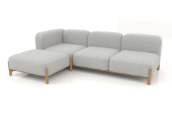 Modular sofa (composition 24)