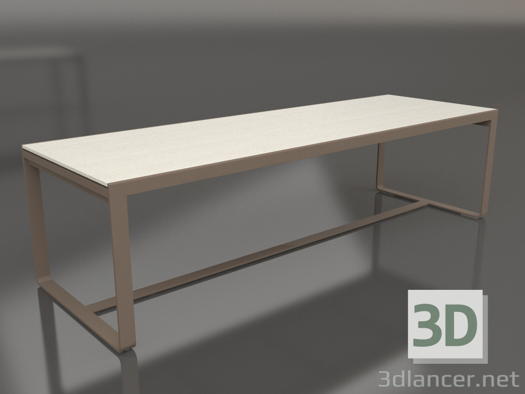 3d модель Стол обеденный 270 (DEKTON Danae, Bronze) – превью