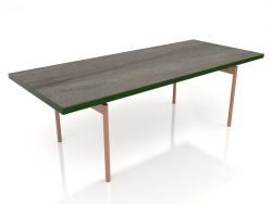 Table à manger (Vert bouteille, DEKTON Radium)