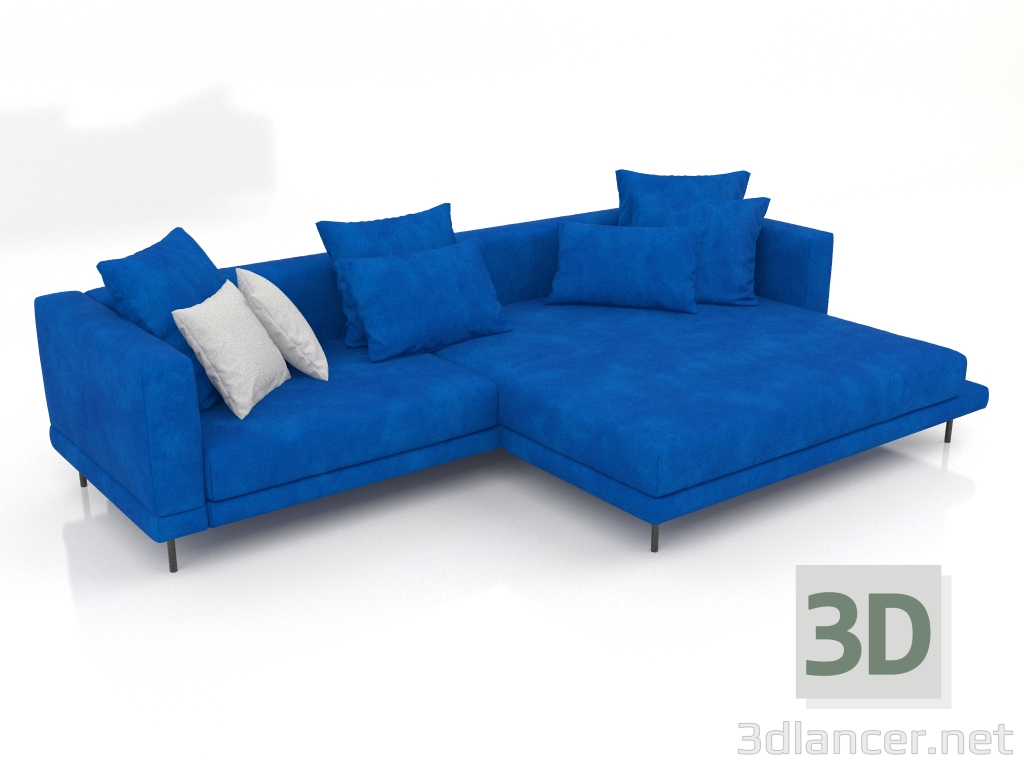 3D Modell Carol Sofa 3060 x 1080 (Brunei 35) - Vorschau