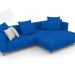 3D Modell Carol Sofa 3060 x 1080 (Brunei 35) - Vorschau