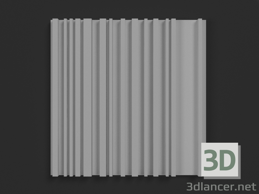 3D modeli Alçı panel Elegance - önizleme