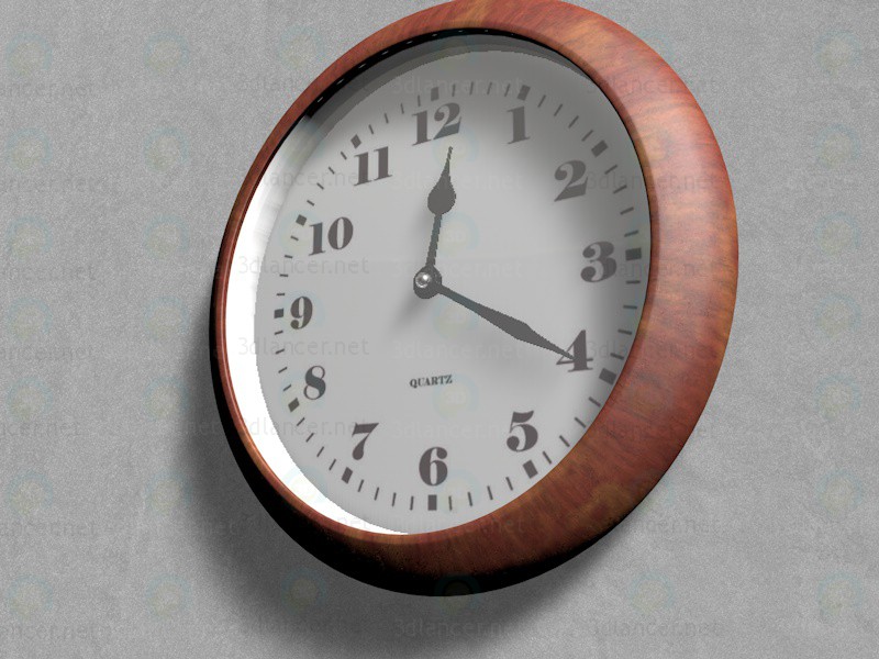 3d model Office wall clock - preview