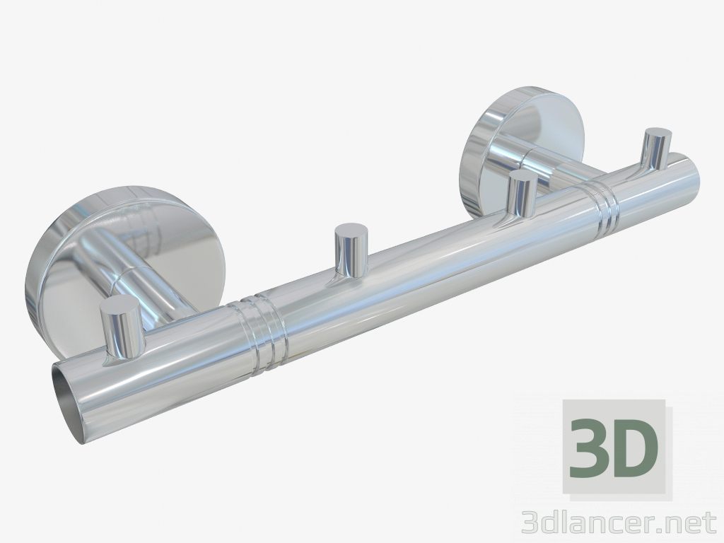 3d model Hanger CANYON 4 hooks (L 200) - preview