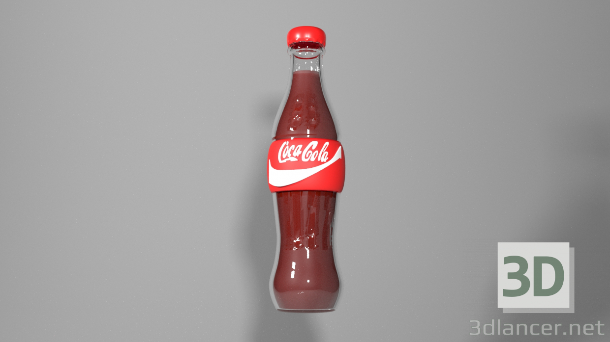 modèle 3D cola - preview