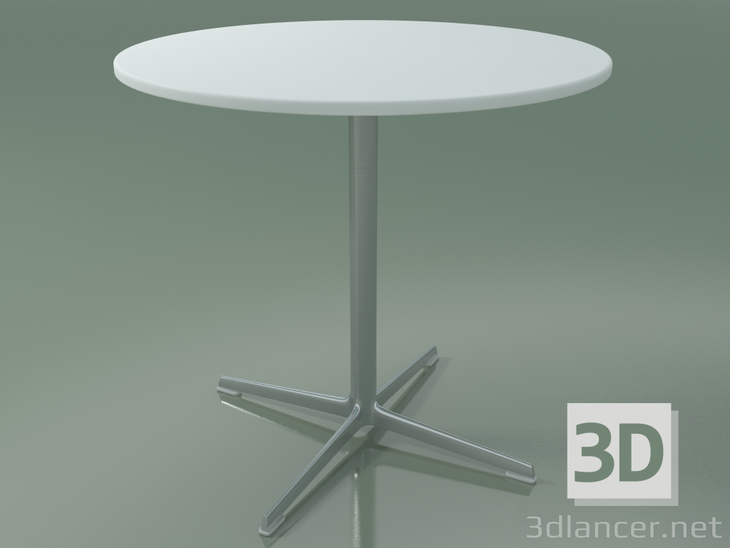 3d model Mesa redonda 0966 (H 74 - D 80 cm, M02, LU1) - vista previa