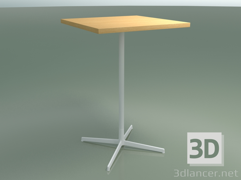 3D modeli Kare masa 5569 (H 105.5 - 70x70 cm, Doğal meşe, V12) - önizleme