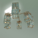 Modelo 3d Candelabro de teto Barra 10100-6 (cristal transparente dourado) - preview