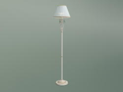 Lampadaire 10073-1 (blanc avec cristal doré Strotskis)