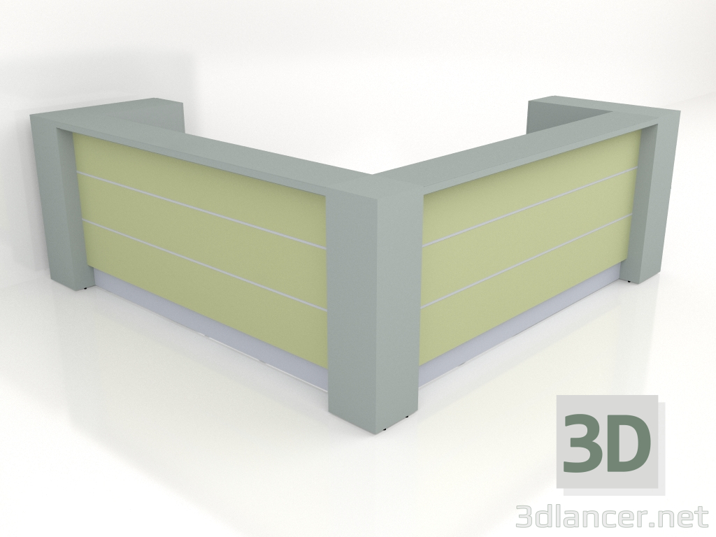 3d model Reception Desk Valde LAV18L (2908x2908) - preview