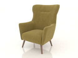 Fauteuil Camilla (jaune safran)