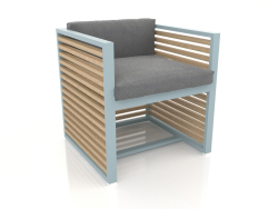 Fauteuil (Bleu gris)