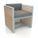 3d model Sillón (gris azul) - vista previa