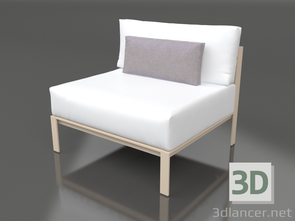 3D modeli Kanepe modülü 3. bölüm (Kum) - önizleme