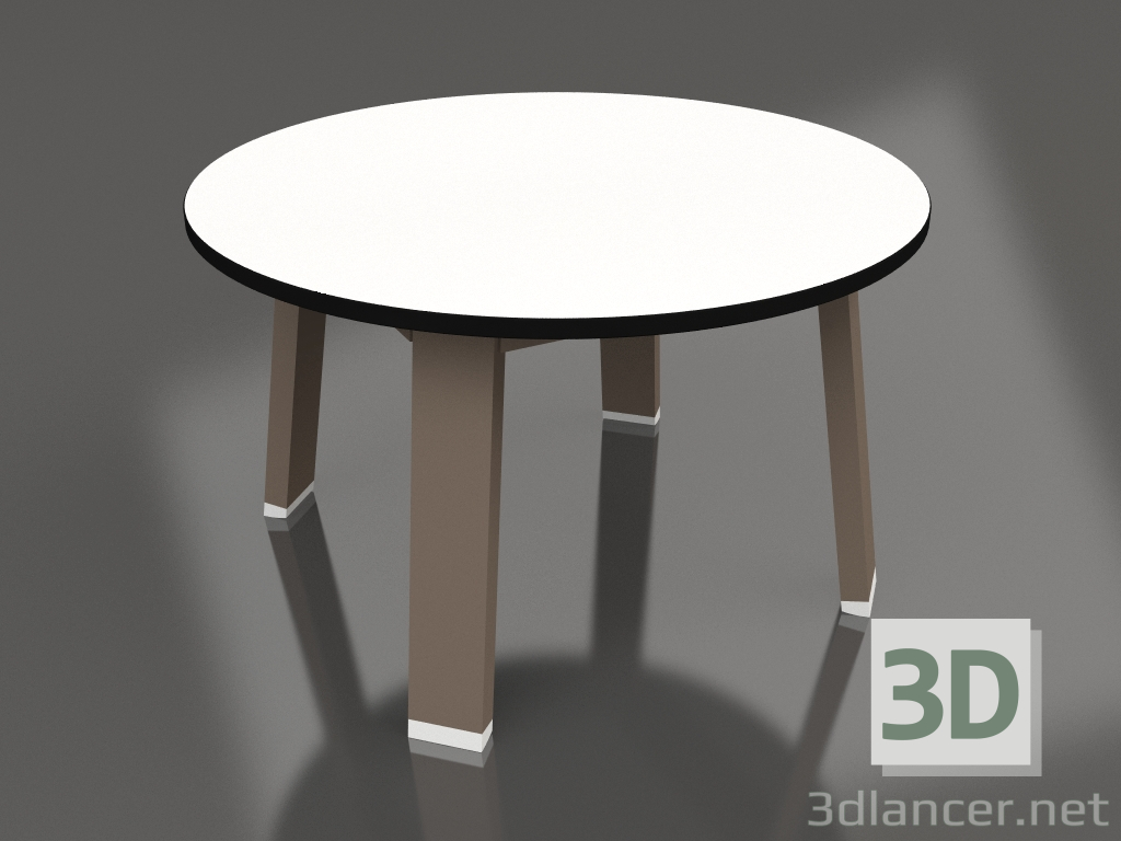 modèle 3D Table d'appoint ronde (Bronze, Phénolique) - preview