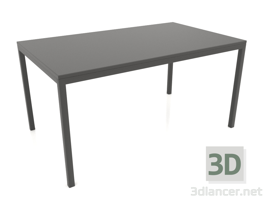 3D Modell Rechteckiger Esstisch (150x90x75) - Vorschau