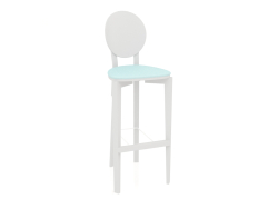 Tabouret de bar Circus avec dossier sans rembourrage (option 9)