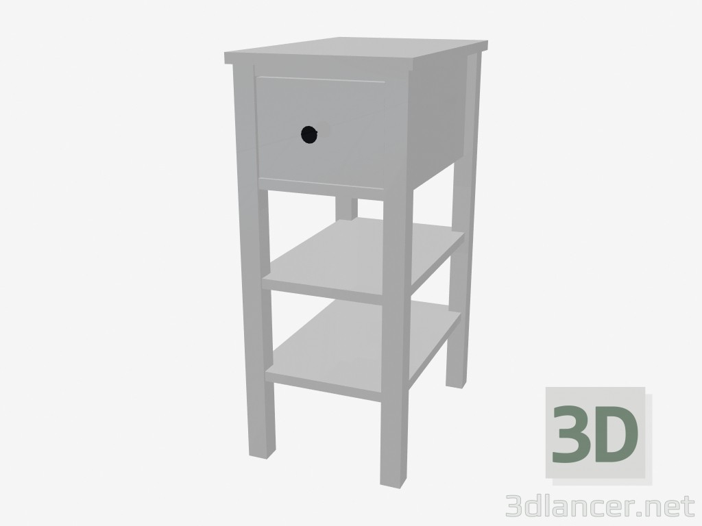 modello 3D Comodino - anteprima