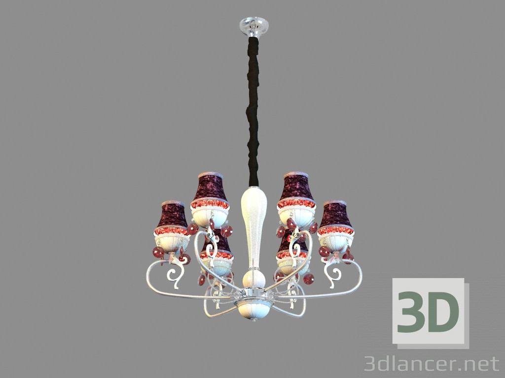 Modelo 3d Chandelier A8320LM-6CC - preview