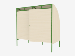 Dosel para 2 contenedores MSW (9015)